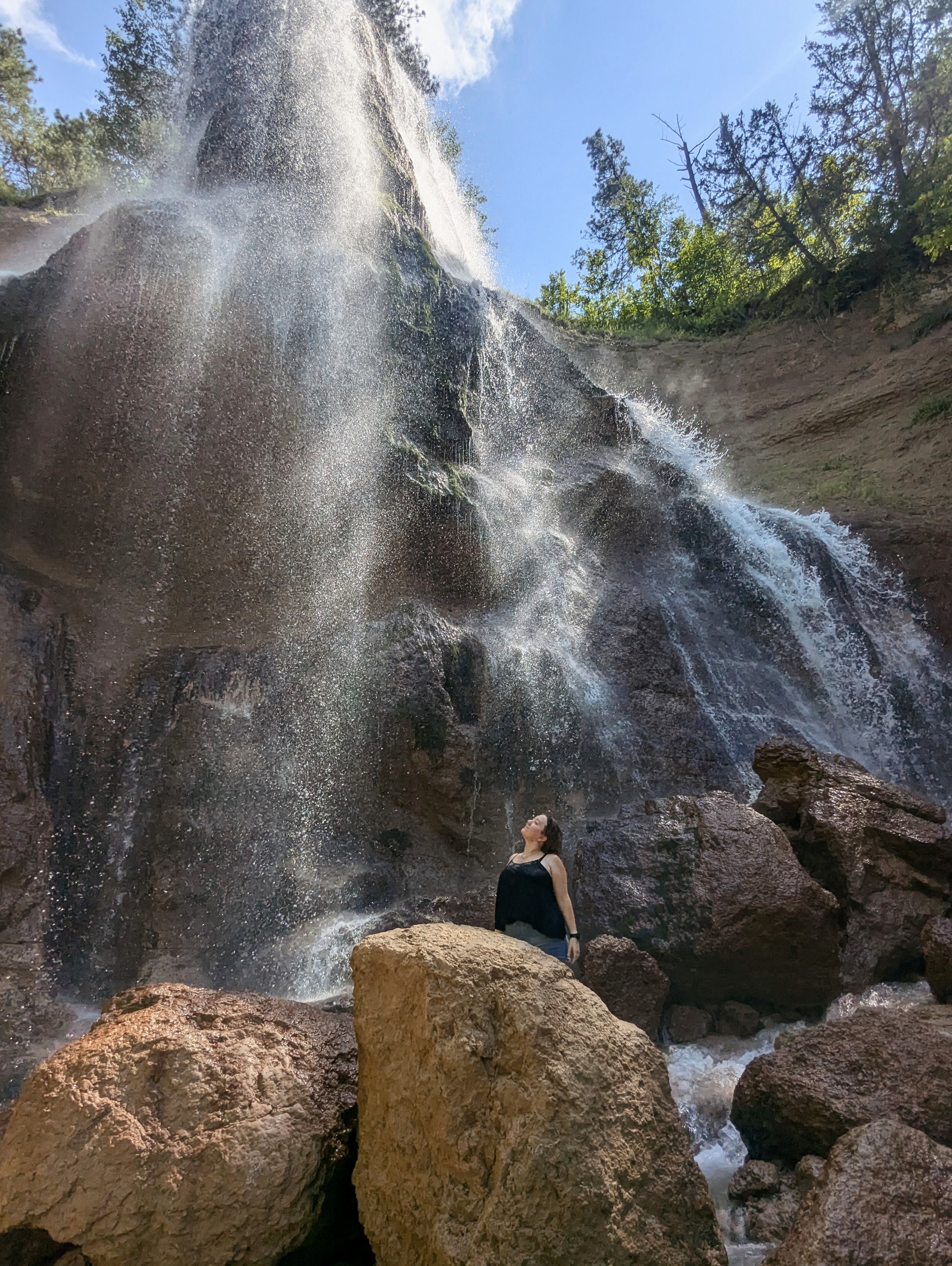 Waterfall photo of me